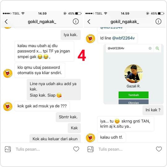 (HOT) (UPDATE) PENIPUAN JUAL AKUN IG, TERSANGKA ORG KALIMANTAN SELATAN