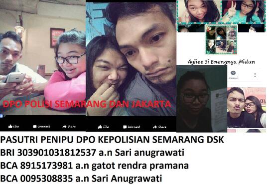 DPO aktifis UMKM semarang sari anugrawati dan gatot rendra pramana