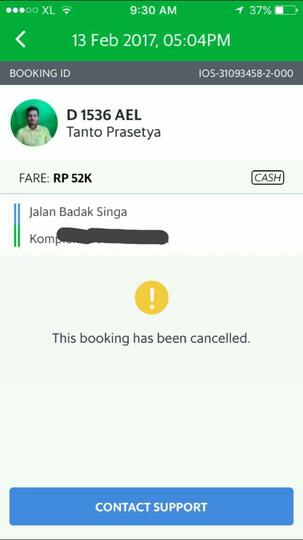 DRIVER GRABCAR BANDUNG GAK SOPAN! --with pict--