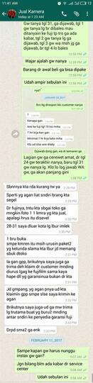 Kecewa Belanja Kamera di Instacio Store (Tokopedia)