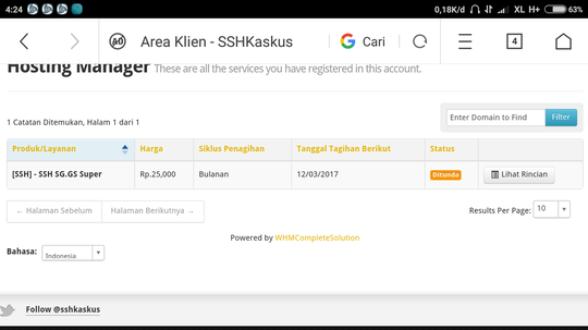 Hati-Hati Order SSH di SSHKASKUS.COM, Penipuan!!!