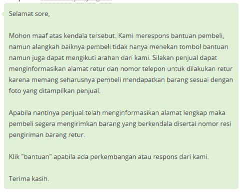 Kecewa Dengan Pusat Resolusi Tokopedia Yang Merugikan Seller.