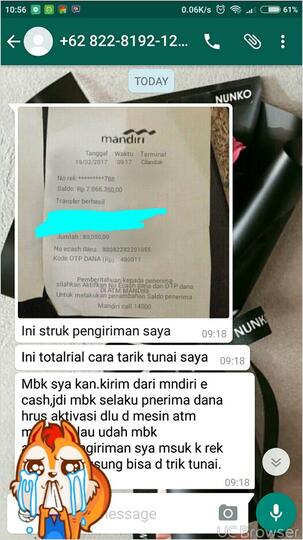 Hati-Hati Penipuan E-Cash Mandiri