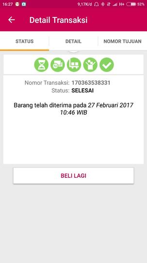 Beli pulsa di Bukalapak gk masuk
