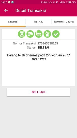 Beli pulsa di Bukalapak gk masuk