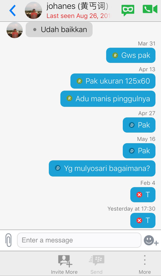 penipuan oleh johanes frendy cv alam lestari surabaya