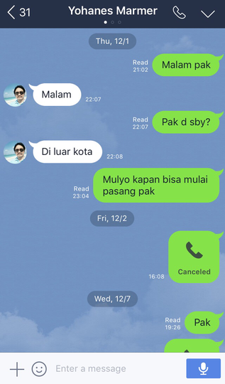 penipuan oleh johanes frendy cv alam lestari surabaya
