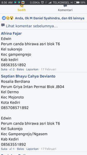 Edwinho, Penggelap Uang Asal Kediri