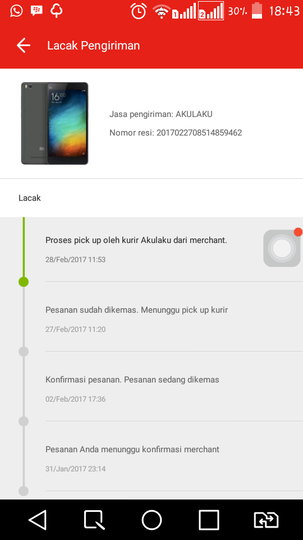 aplikasi AKULAKU si respon lambat