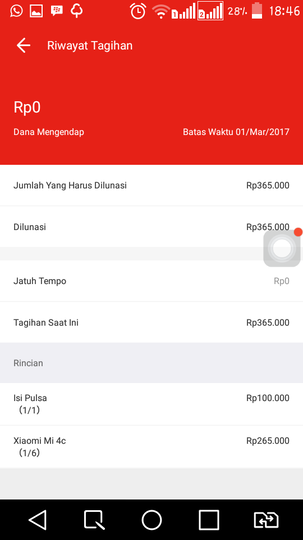 aplikasi AKULAKU si respon lambat