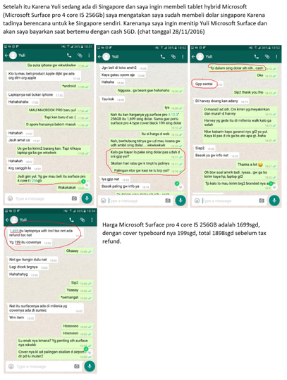 Penipuan Barang Branded oleh Yulianti Zulfikar