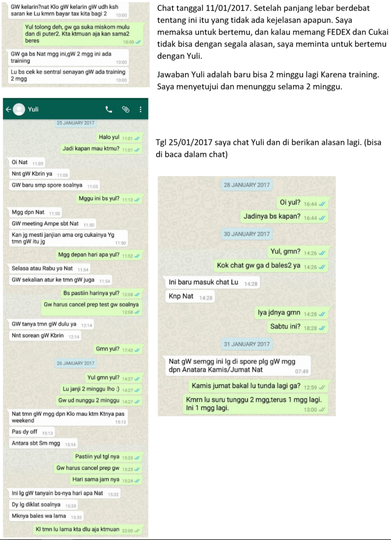 Penipuan Barang Branded oleh Yulianti Zulfikar