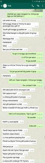 Penipuan Barang Branded oleh Yulianti Zulfikar