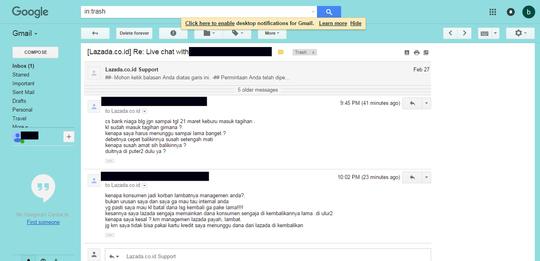 HATI2 BELANJA DI LAZADA, KL BATAL , DANA LAMA KEMBALI