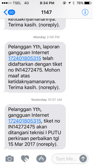 INDIHOME LAYANAN TELKOM TERBURUK