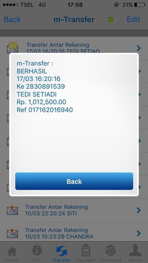 Salah Transfer Ke TEDI SETIADI 2830891539