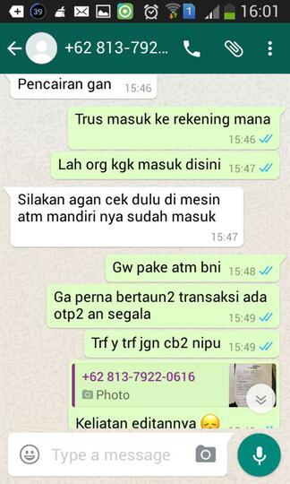 [SHARE] Waspada Penipuan Modus (terbaru?) Transaksi Online GAN! 