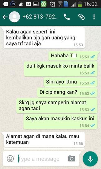 [SHARE] Waspada Penipuan Modus (terbaru?) Transaksi Online GAN! 