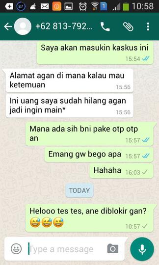 [SHARE] Waspada Penipuan Modus (terbaru?) Transaksi Online GAN! 