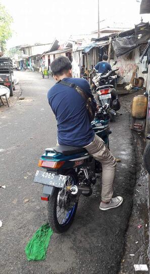 Di cari orang ini bawa kabur motor yamaha Touch