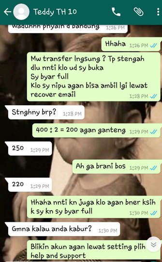 PENIPUAN Akun Game Online COC Rekening Atas Nama ALVIN JOHANES