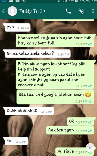 PENIPUAN Akun Game Online COC Rekening Atas Nama ALVIN JOHANES