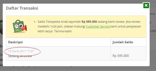 SURAT TERBUKA UNTUK MARKET ONLINE TOKOPEDIA