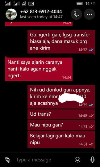 MODUS PENIPUAN MANDIRI E-CASH