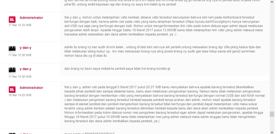 ADMIN BUKALAPAK PLIN PLAN "KECEWA"
