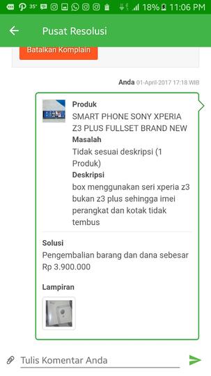 Curhatan Pengalaman Membeli Hp Di Tokopedia