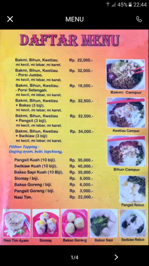 Hati hati Makan di Bakmi Ahok di jalan Pesanggrahan Raya