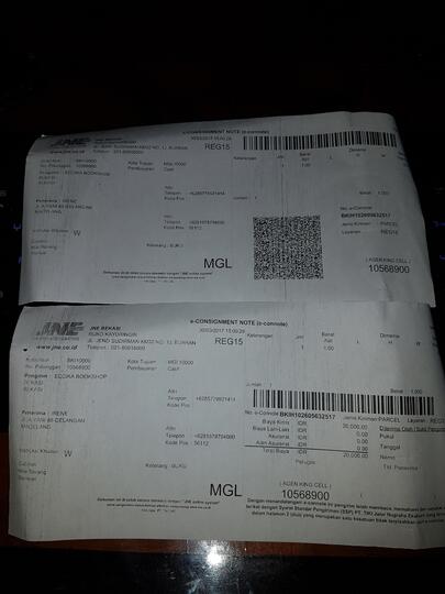 Hati Hati MenggunakN JNE BARANG TIDAK DIKIRIM