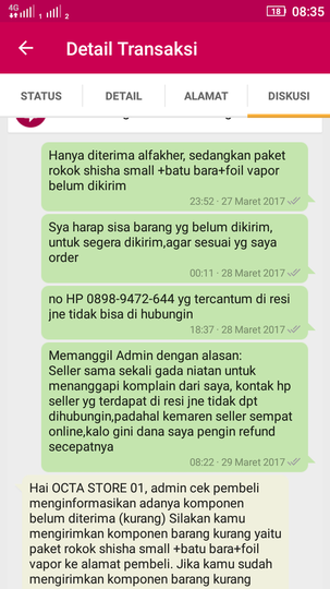 KOMPLAIN DI BUKALAPAK TIDAK BECUS, DANA SAYA DI CAIRKAN KE PELAPAK