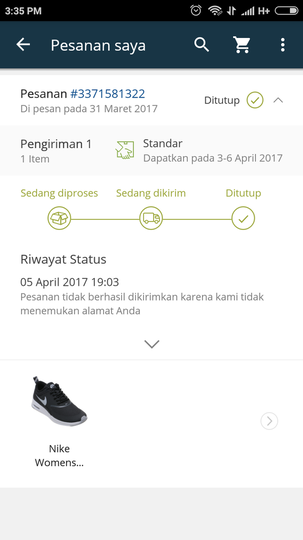 Pesanan Dibatalkan LAZADA Karena Kesalahan Kurir, Mana Tanggung Jawabnya?