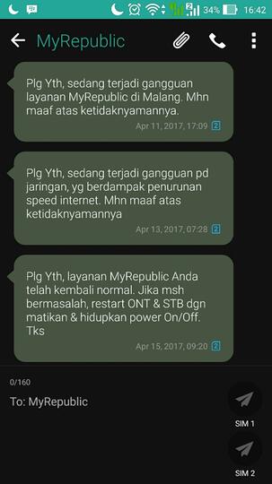 Featured image of post Myrepublic Malang Gangguan Myrepublicadalah penyedia jasa internet isp pertama yang menawarkan speed 100mbps dan 1gbps dengan harga yang sangat terjangkau