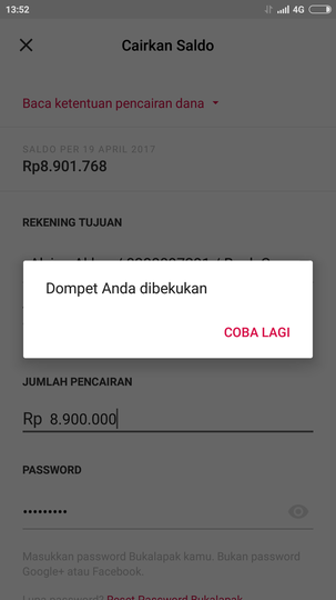[Need Help] pembekuan saldo buk*lapak sepihak tanpa notifikasi / alasan yg jelas