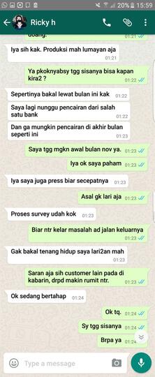 Surat Terbuka u/ GROSIRJOGGER Ricky Nurhadiansyah untuk mengembalikan Uang saya