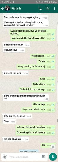 Surat Terbuka u/ GROSIRJOGGER Ricky Nurhadiansyah untuk mengembalikan Uang saya