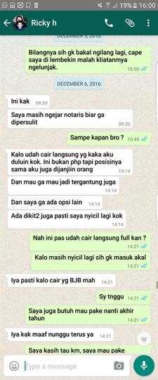 Surat Terbuka u/ GROSIRJOGGER Ricky Nurhadiansyah untuk mengembalikan Uang saya