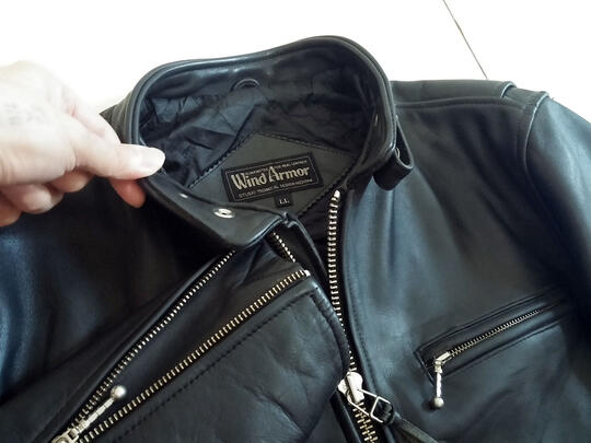 Terjual Jaket Kulit Leather Jacket WIND 
