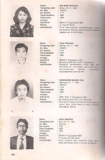 Ternyata Ini Lho Judul Skripsi Jokowi saat Kuliah di UGM