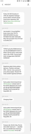 Indosat Mempermainkan Pelanggan, Pulsa hilang paketpun lenyap