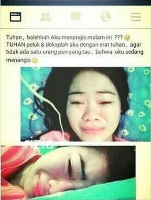Status FB Yang Bisa Bikin Ente Ikut Sedih !