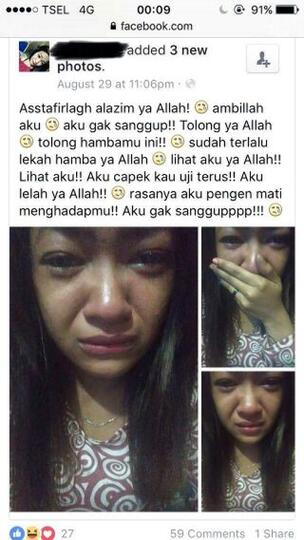 Status FB Yang Bisa Bikin Ente Ikut Sedih !