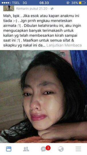 Status FB Yang Bisa Bikin Ente Ikut Sedih !