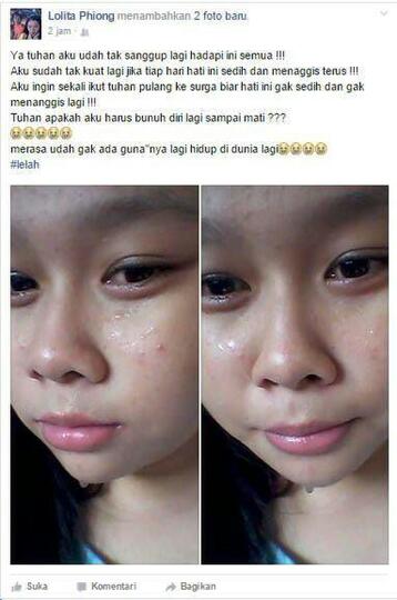 Status FB Yang Bisa Bikin Ente Ikut Sedih !