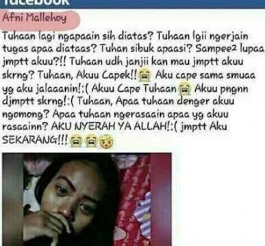 Status FB Yang Bisa Bikin Ente Ikut Sedih !