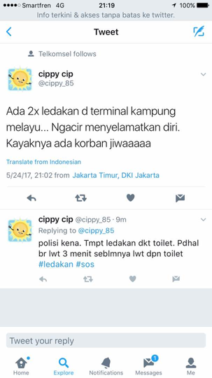BOM MELEDAK DI KAMPUNG MELAYU