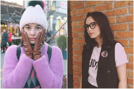 selebritis yang kelihatan cantik pake kaca mata