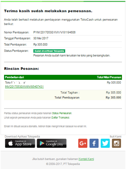 Hati-hati Tipuan Promo TOKOCASH TOKOPEDIA + CS yang KETERLALUAN!